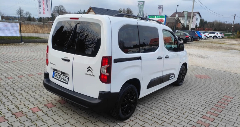 Citroen Berlingo cena 66900 przebieg: 111000, rok produkcji 2020 z Staszów małe 497